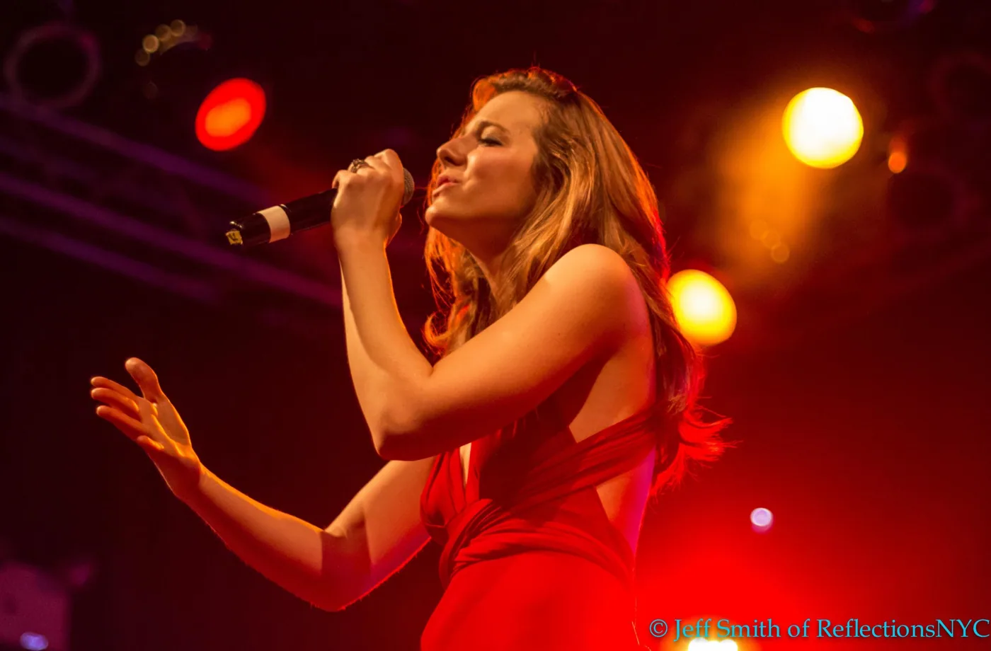 Violette and La Vie En Rose on stage at the Highline Ballroom, New York